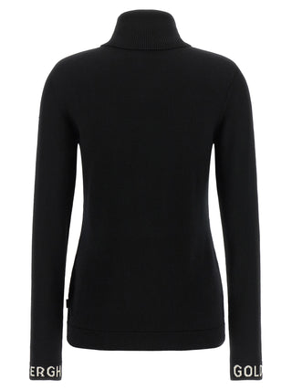 Bicolor Merino Wool Cardigan