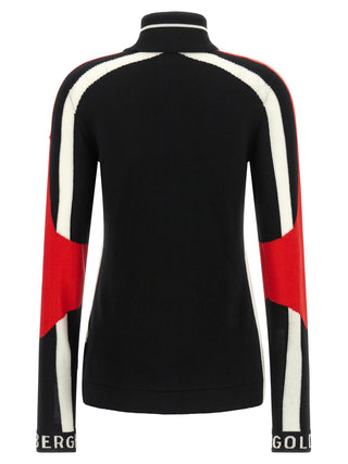 Black Merino Wool Cardigan