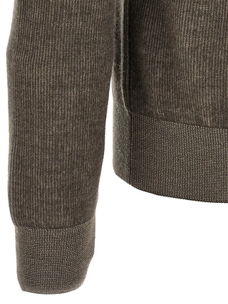 Brown Cashmere Cardigan