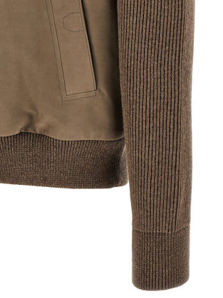 Brown Calfskin Leather Jacket