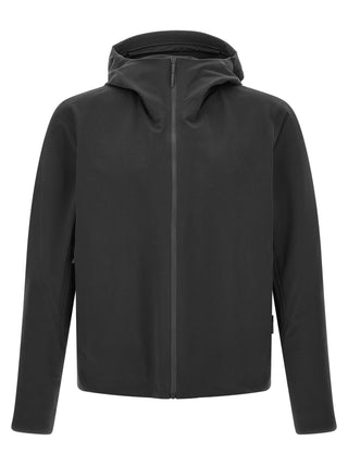 Black Nylon Sweatshirt