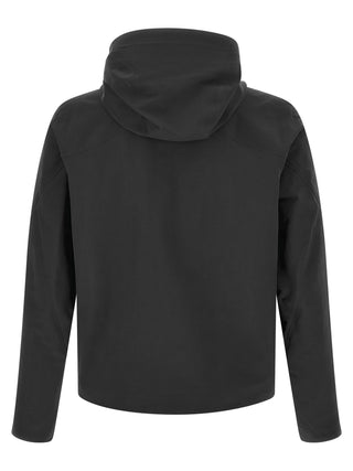 Black Nylon Sweatshirt