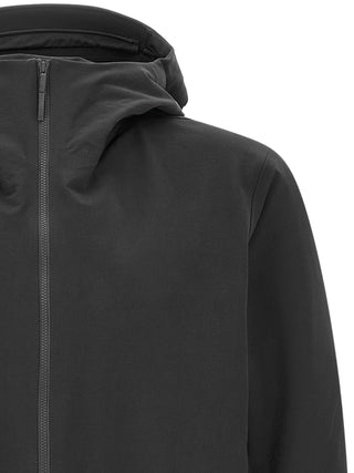 Black Nylon Sweatshirt