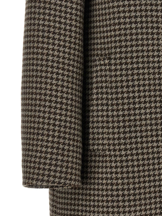 Brown Virgin Wool Coat