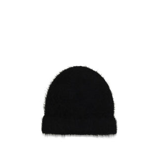 Black Alpaca Vicugna Pacos Beanie