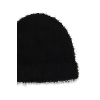 Black Alpaca Vicugna Pacos Beanie
