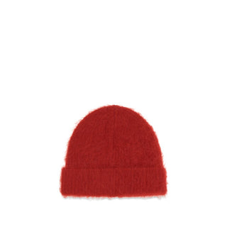 Red Alpaca Vicugna Pacos Beanie
