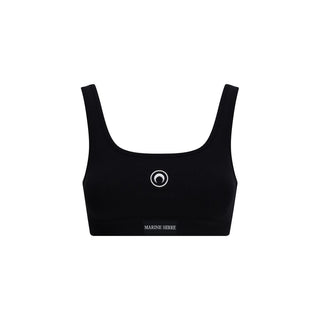 Black Cotton Sport Bra