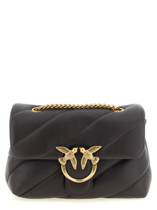 Black Lamb Leather Crossbody Bag