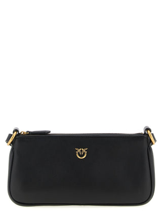Black Goatskin Crossbody Bag