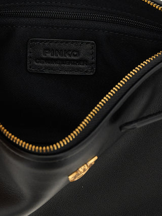 Black Goatskin Crossbody Bag
