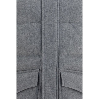 Gray Wool Oves Aries Full-Length Jacket