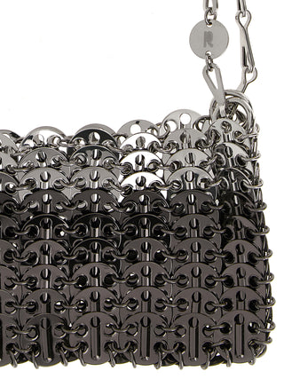 Silver Stainless Steel Shoulder Bag