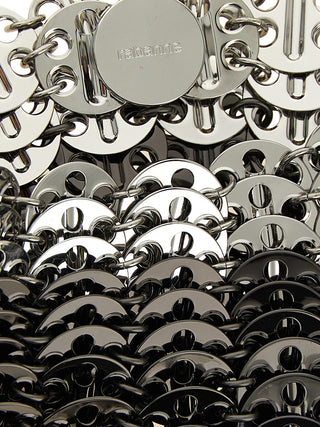 Silver Stainless Steel Shoulder Bag
