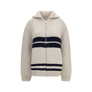 Beige Wool Oves Aries Cardigan
