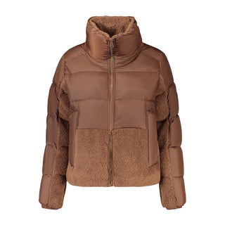 Brown Polyester Women's Jacket