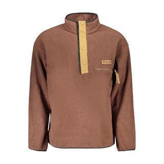 Brown Polyester Men's Sweatshirt