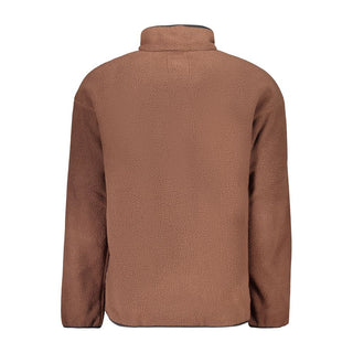 Brown Polyester Men's Sweatshirt