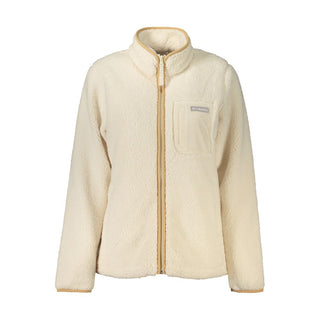 White Polyester Women's Sweatshirt