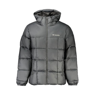 Black Polyester Men's Jacket