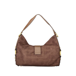 Brown Polyester Women's Bag