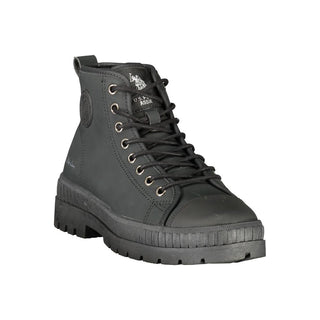 Black Polyurethane Women's Boot