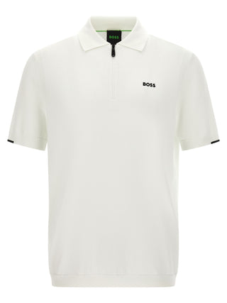 White Cotton Polo Shirt