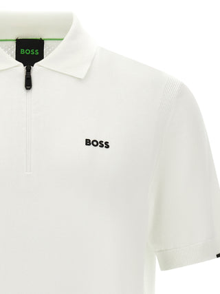 White Cotton Polo Shirt