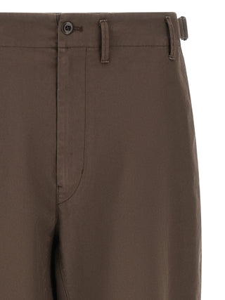 Brown Cotton Pants