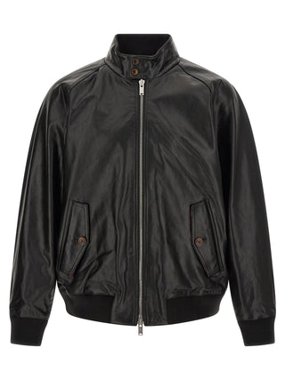 Black Cowhide Leather Jacket