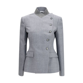 Gray Wool Oves Aries Full-Length Jacket