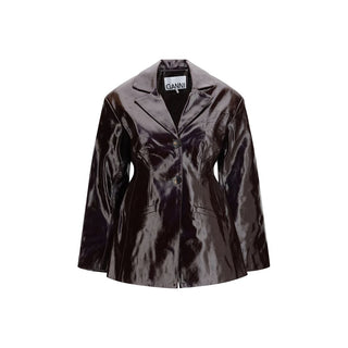 Bordeaux Polyethylene Full-Length Jacket