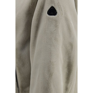 Beige Nylon Full-Length Jacket