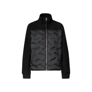 Black Polyester Bomber