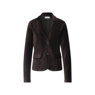Brown Cotton Blazer