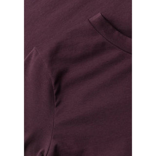 Purple Cotton Long Sleeve T-Shirt