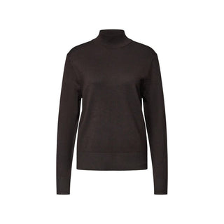 Brown Viscose Turtleneck
