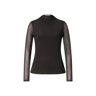 Bicolor Polyester Long Sleeve T-Shirt
