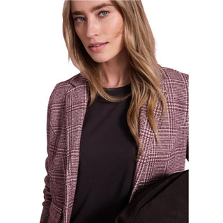 Purple Polyester Blazer