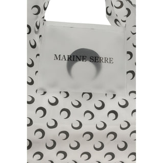 White Polyurethane Shoulder Bag