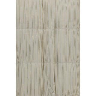 Beige Polyester Full-Length Jacket