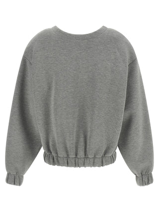 Gray Viscose Sweatshirt