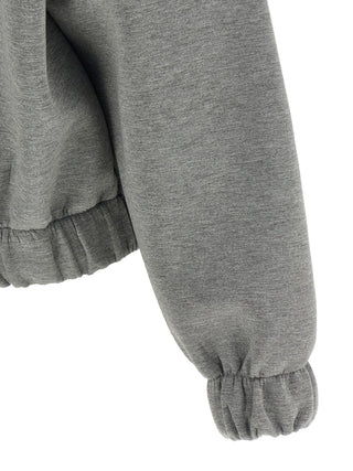 Gray Viscose Sweatshirt