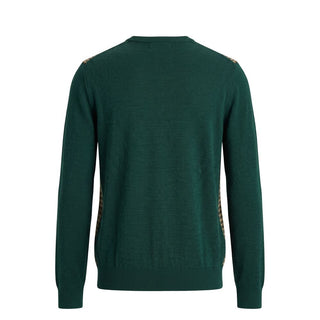 Green Wool Men's Sweater