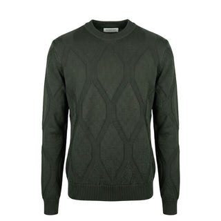 Green Wool Men's Sweater