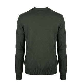 Green Wool Men's Sweater