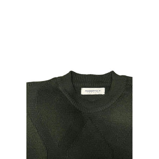 Green Wool Men's Sweater