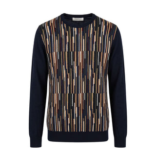 Blue Wool Men's Sweater