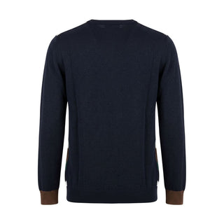 Blue Wool Men's Sweater
