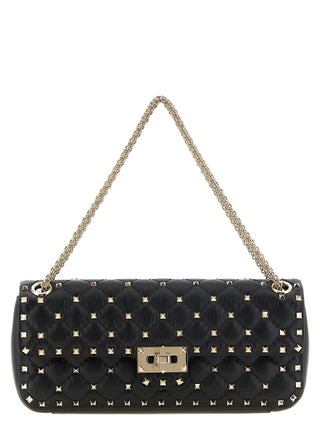 Black Goatskin Shoulder Bag